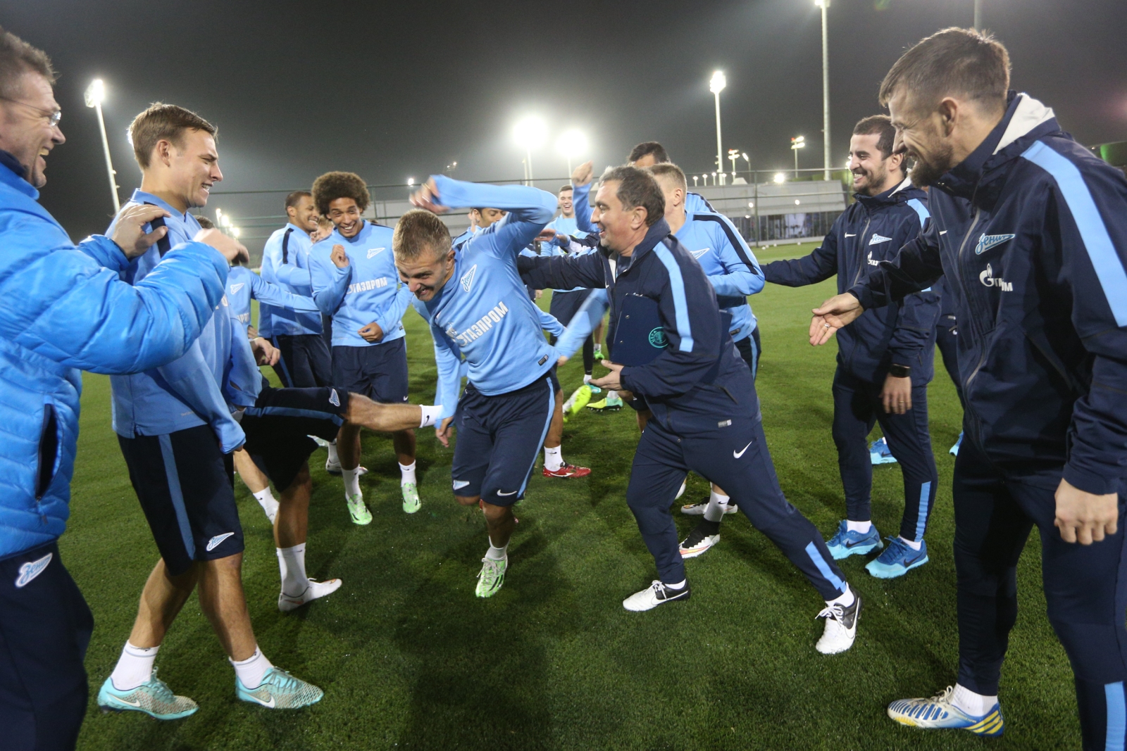 Первая тренировка «Зенита» на сборах в Катаре