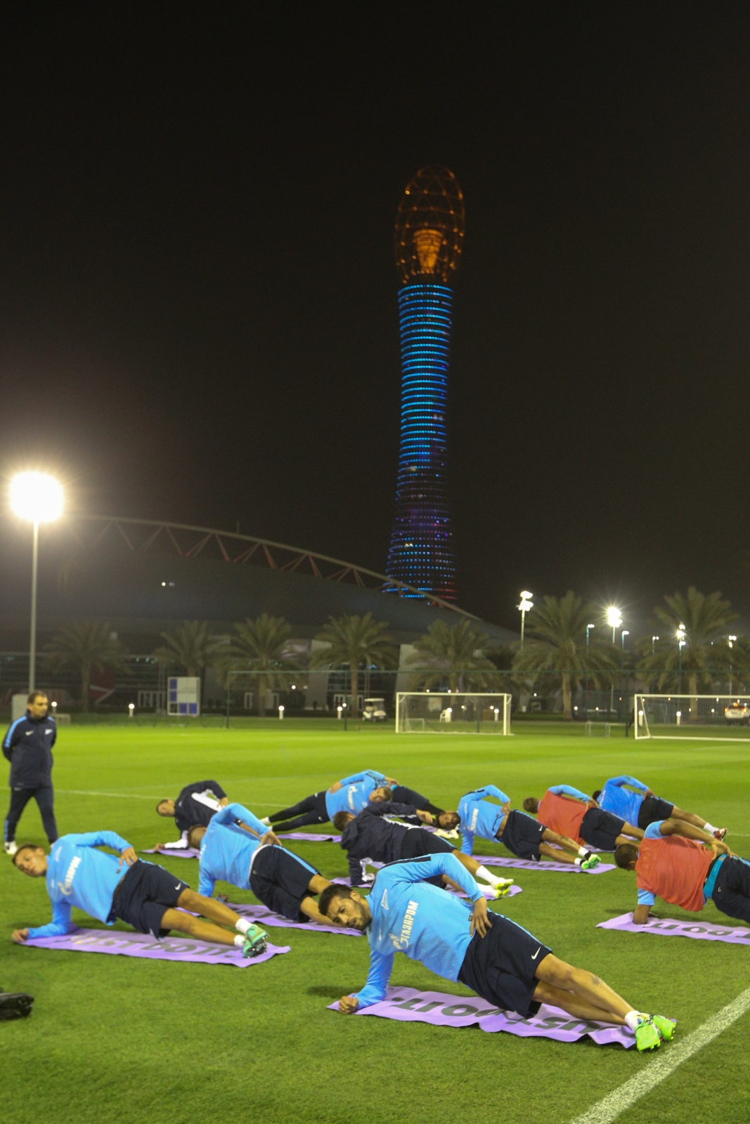 Первая тренировка «Зенита» на сборах в Катаре