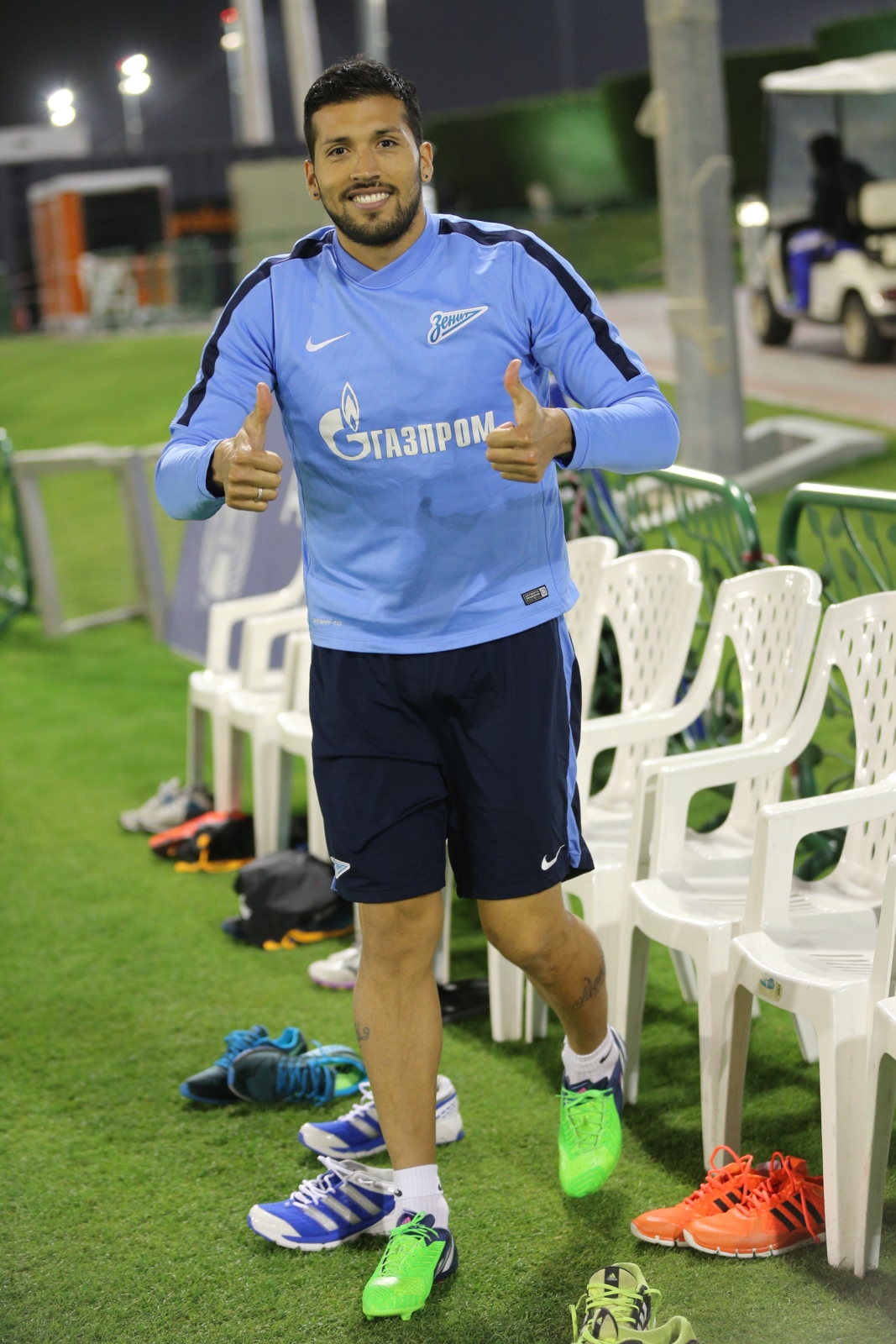 Первая тренировка «Зенита» на сборах в Катаре