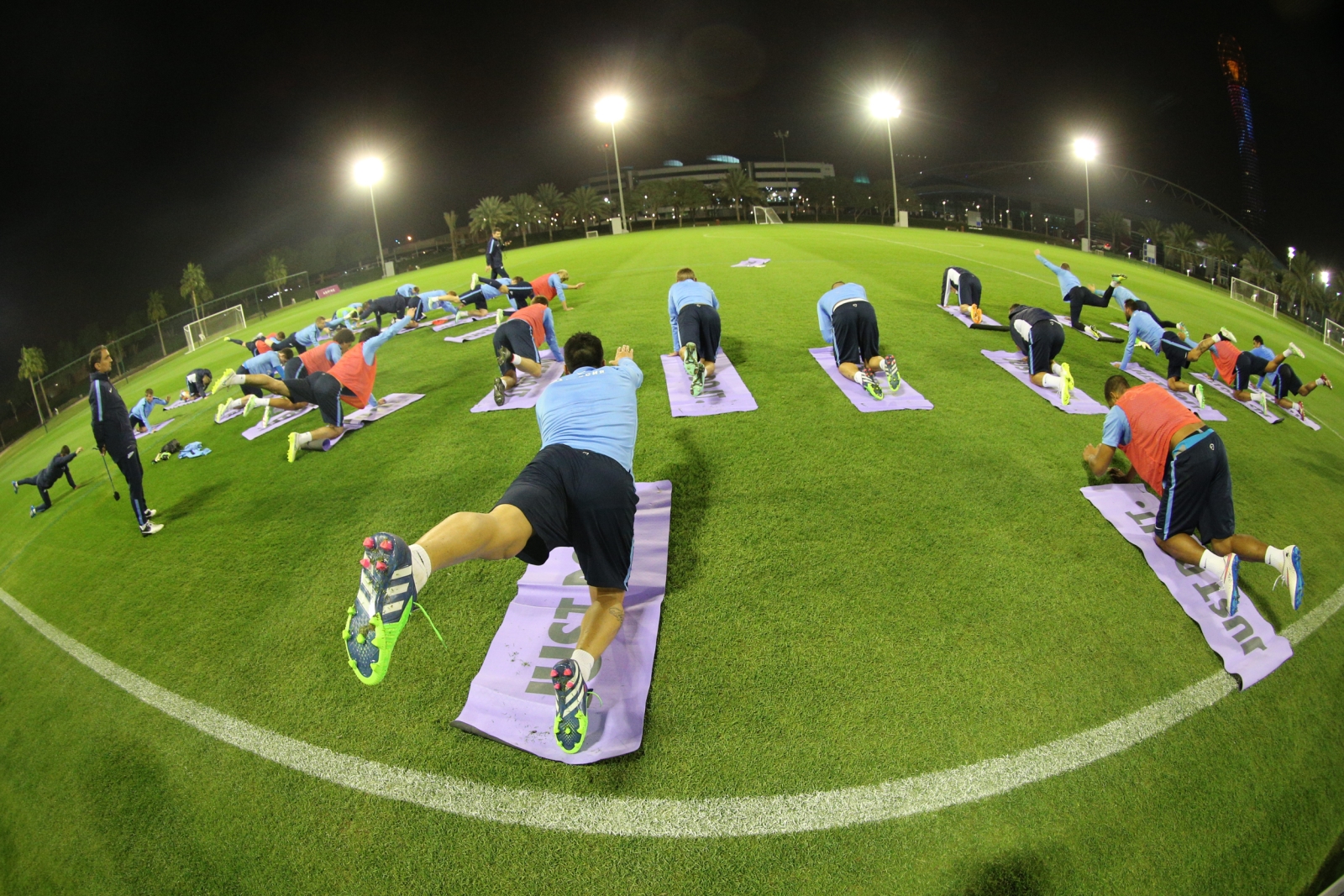 Первая тренировка «Зенита» на сборах в Катаре