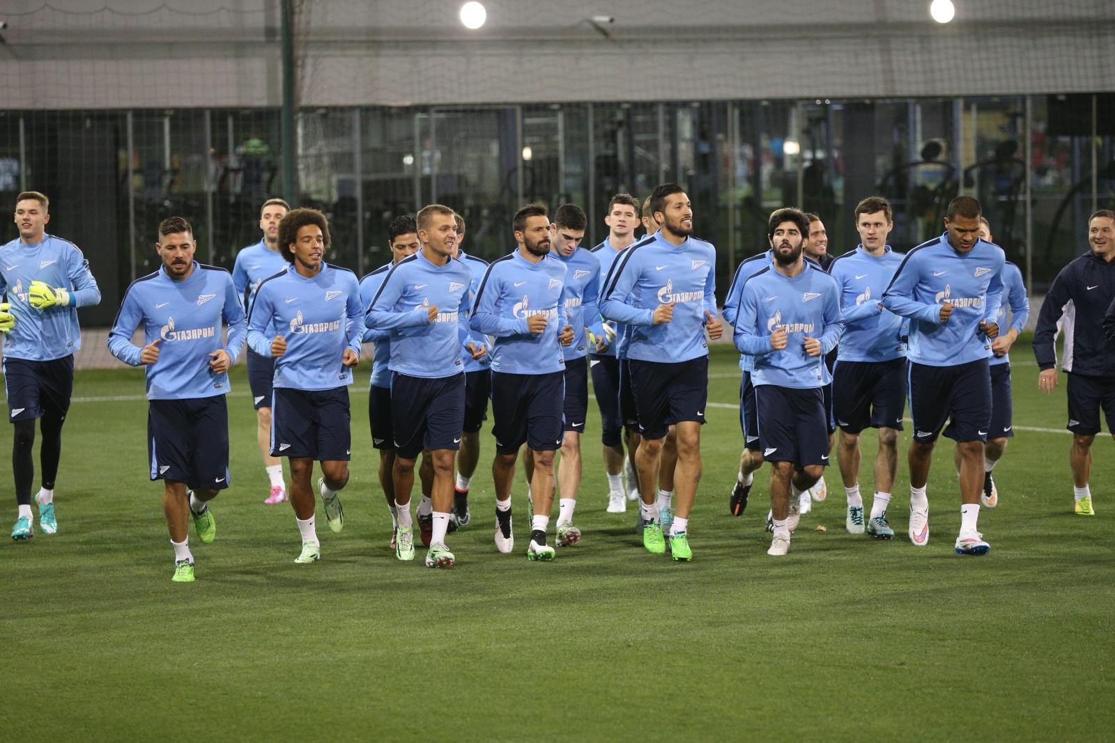 Первая тренировка «Зенита» на сборах в Катаре