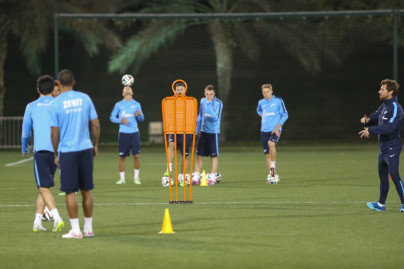 Первая тренировка «Зенита» на сборах в Катаре