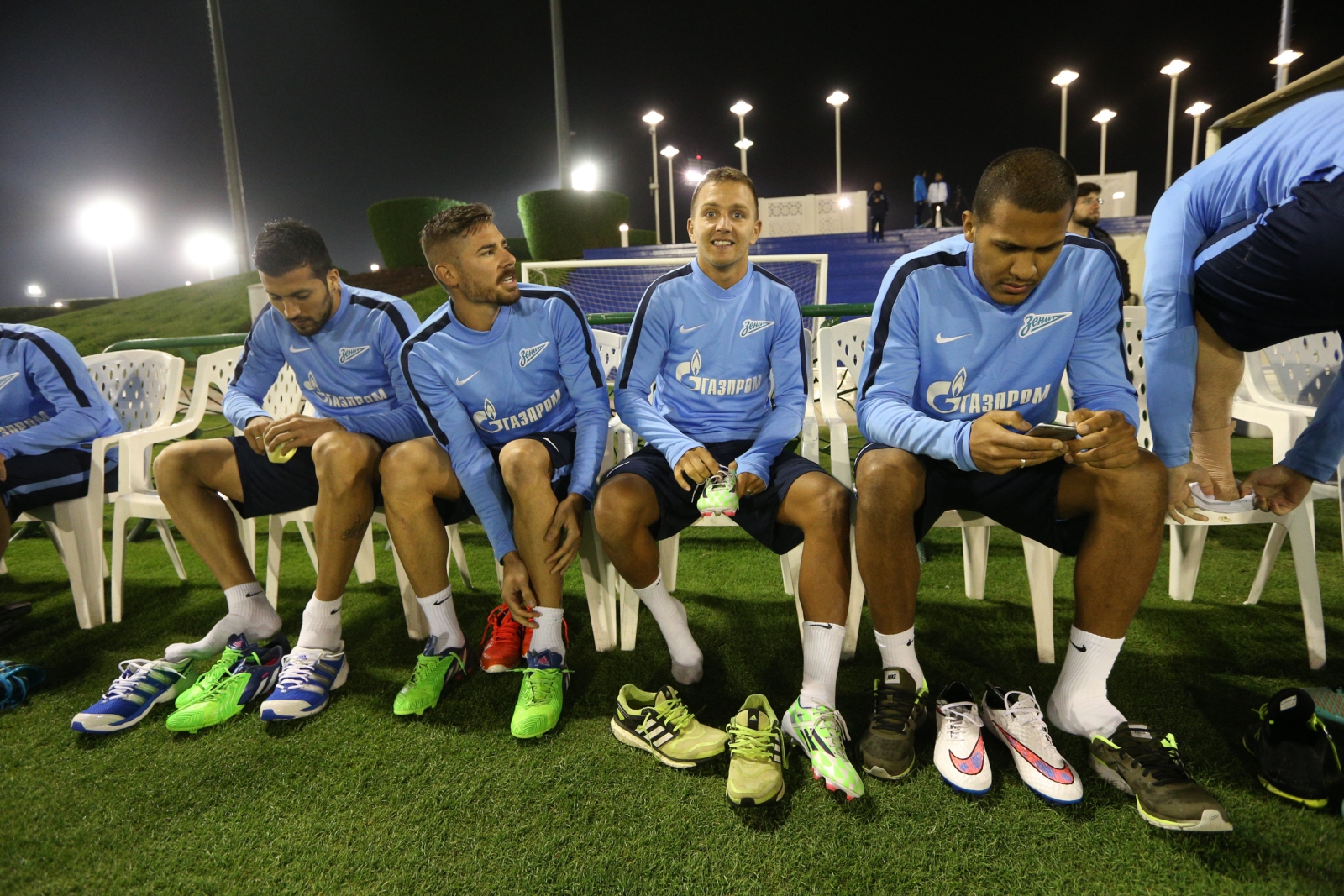 Первая тренировка «Зенита» на сборах в Дохе