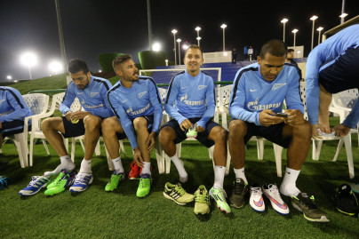 Первая тренировка «Зенита» на сборах в Дохе