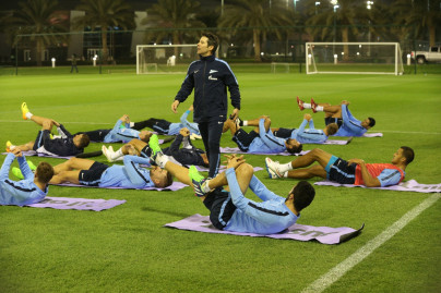 Первая тренировка «Зенита» на сборах в Катаре