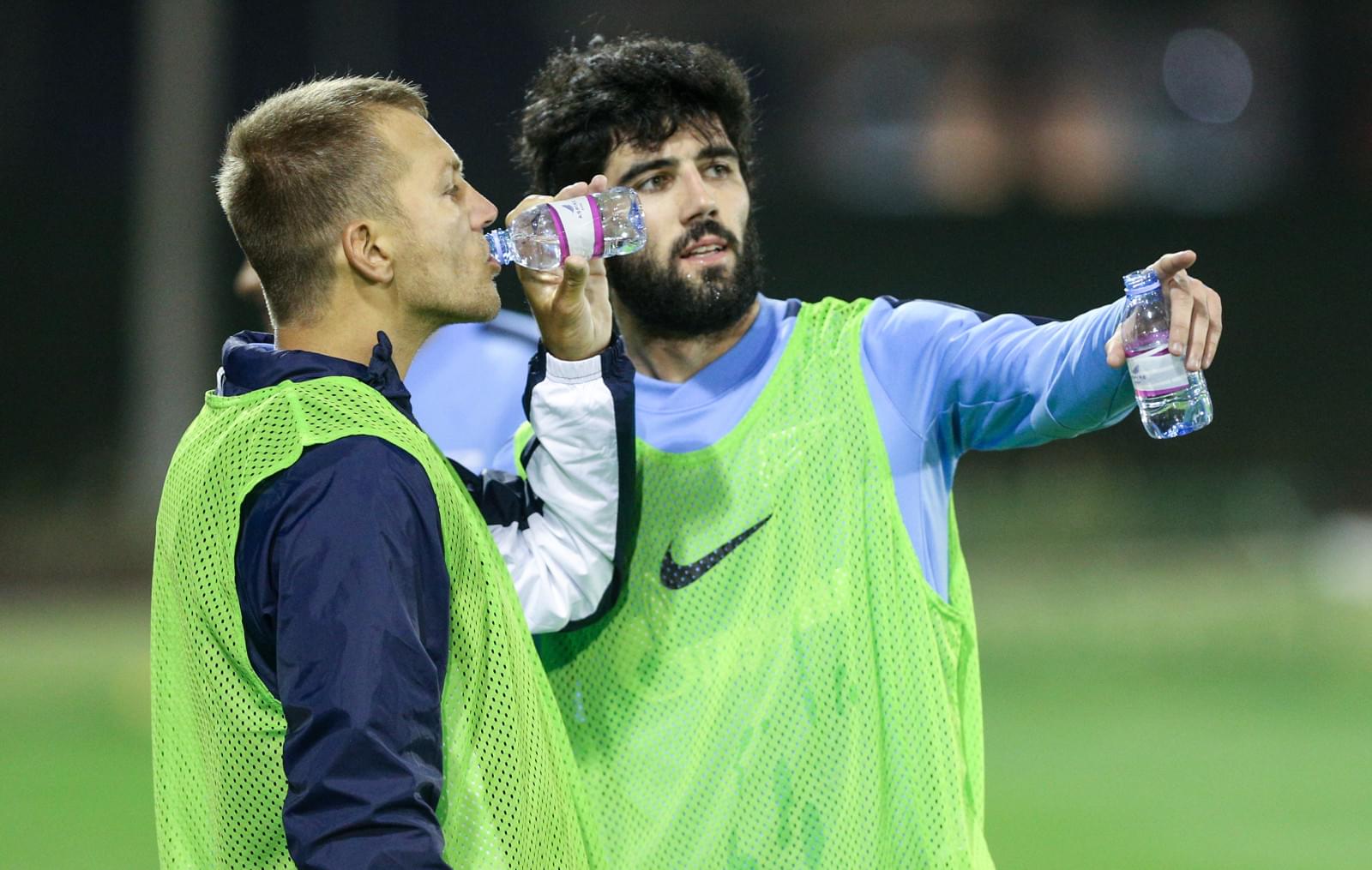 Сборы в Катаре: 12 января, вечерняя тренировка