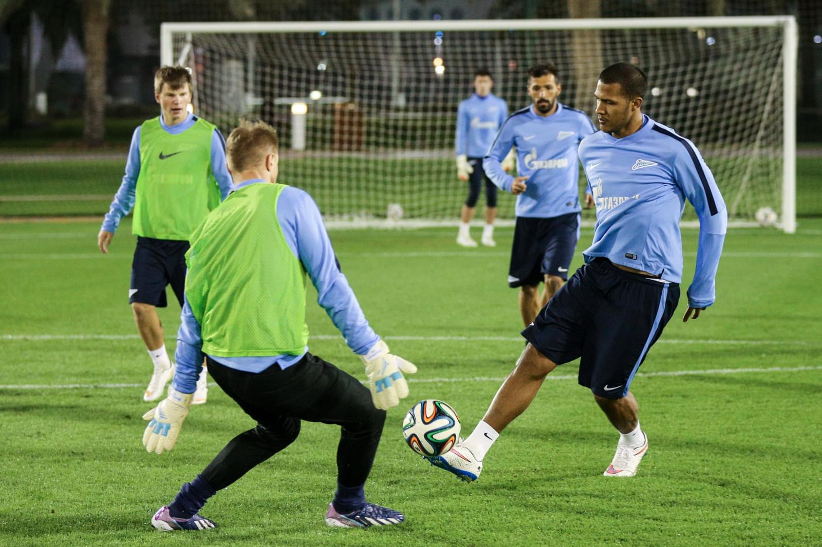 Сборы в Катаре: 12 января, вечерняя тренировка