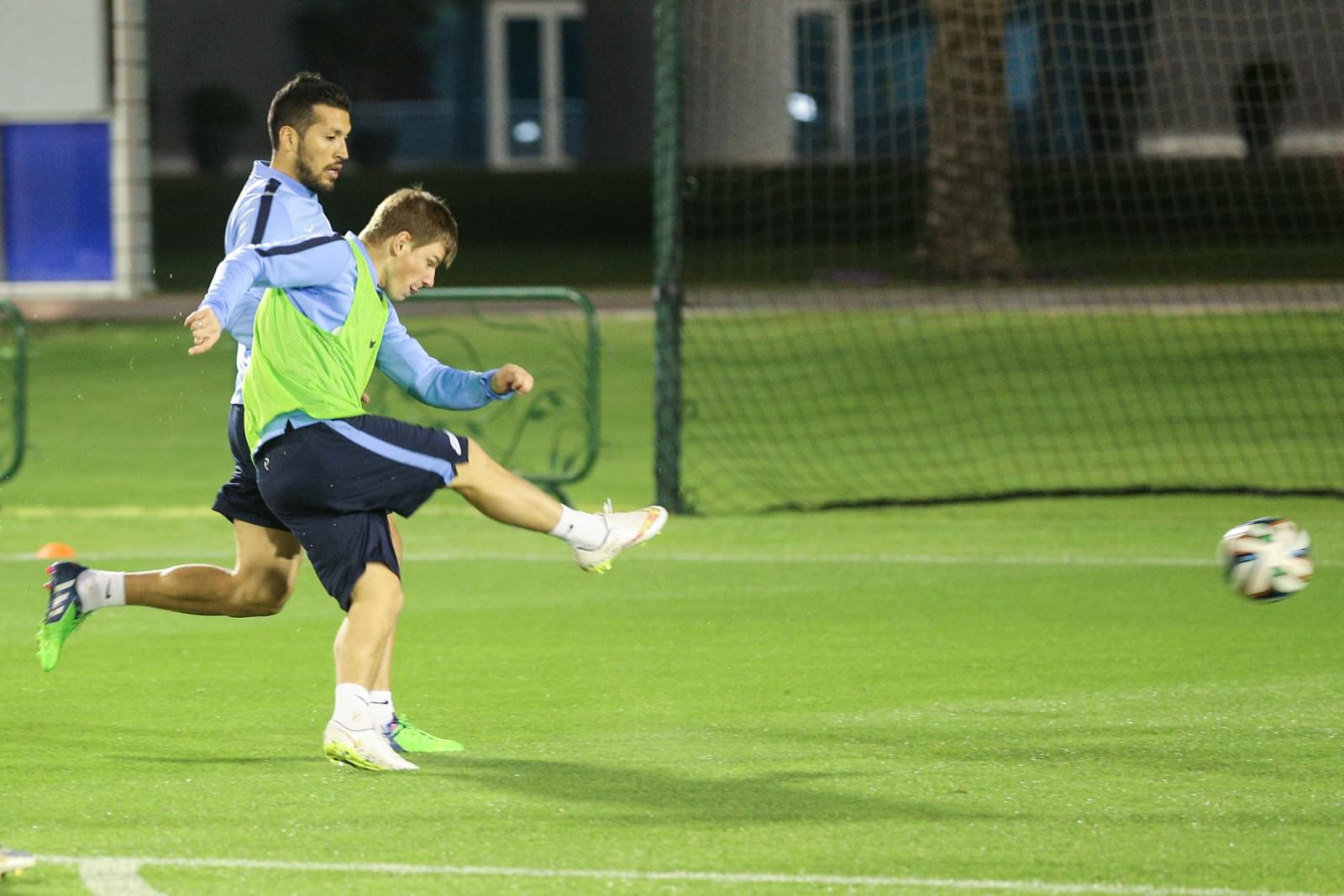 Сборы в Катаре: 12 января, вечерняя тренировка