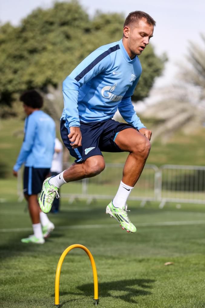 Сборы в Катаре: 13 января, утренняя тренировка