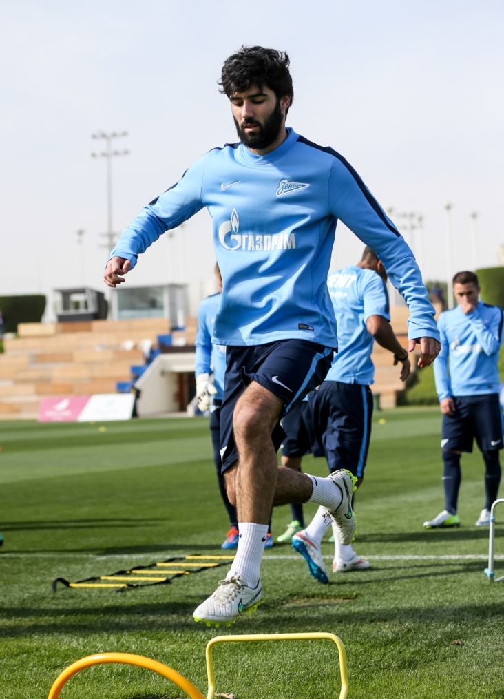 Сборы в Катаре: 13 января, утренняя тренировка