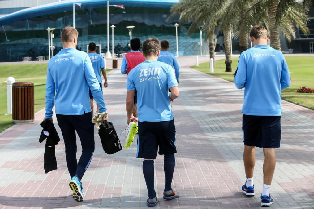 Сборы в Катаре: 13 января, утренняя тренировка