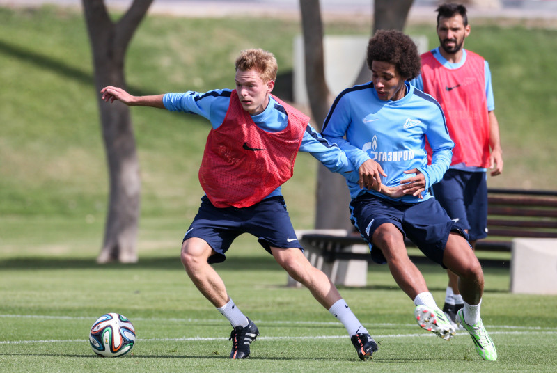 Сборы в Катаре: 13 января, утренняя тренировка