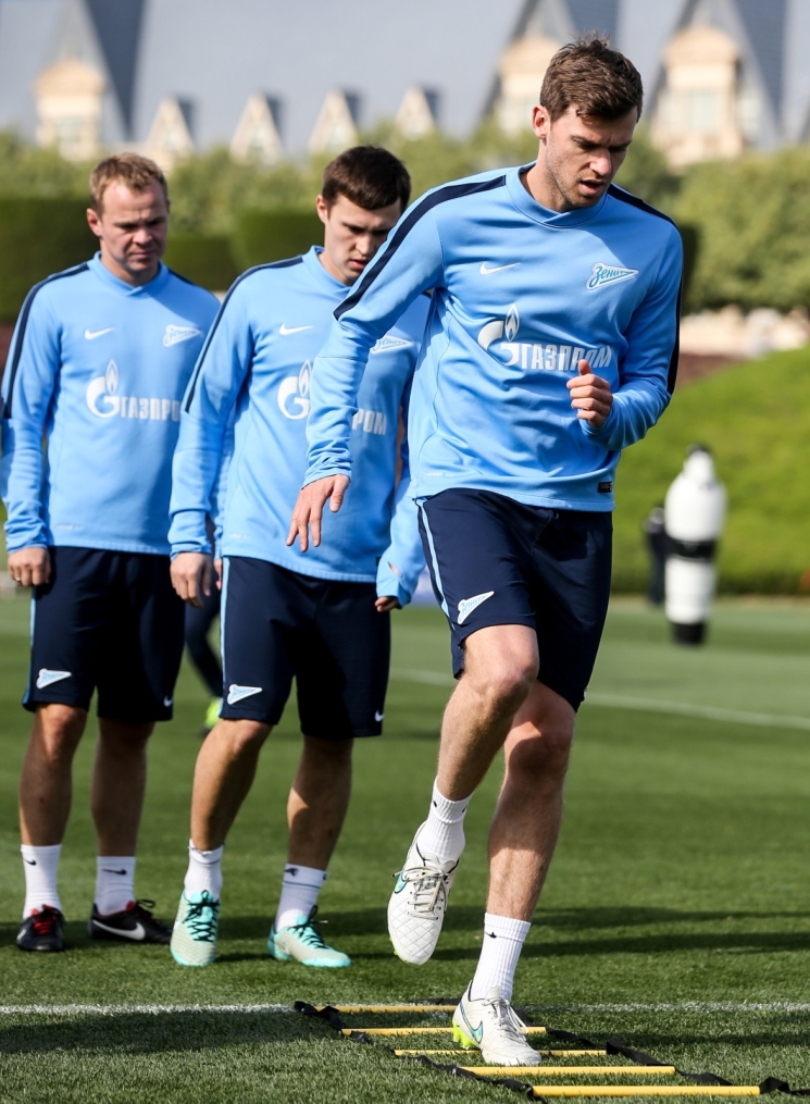 Сборы в Катаре: 13 января, утренняя тренировка