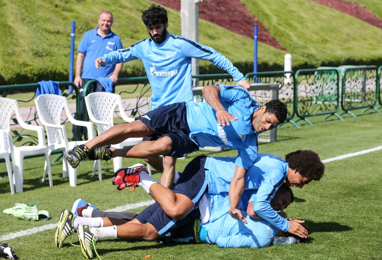 Сборы в Катаре: 14 января, утренняя тренировка