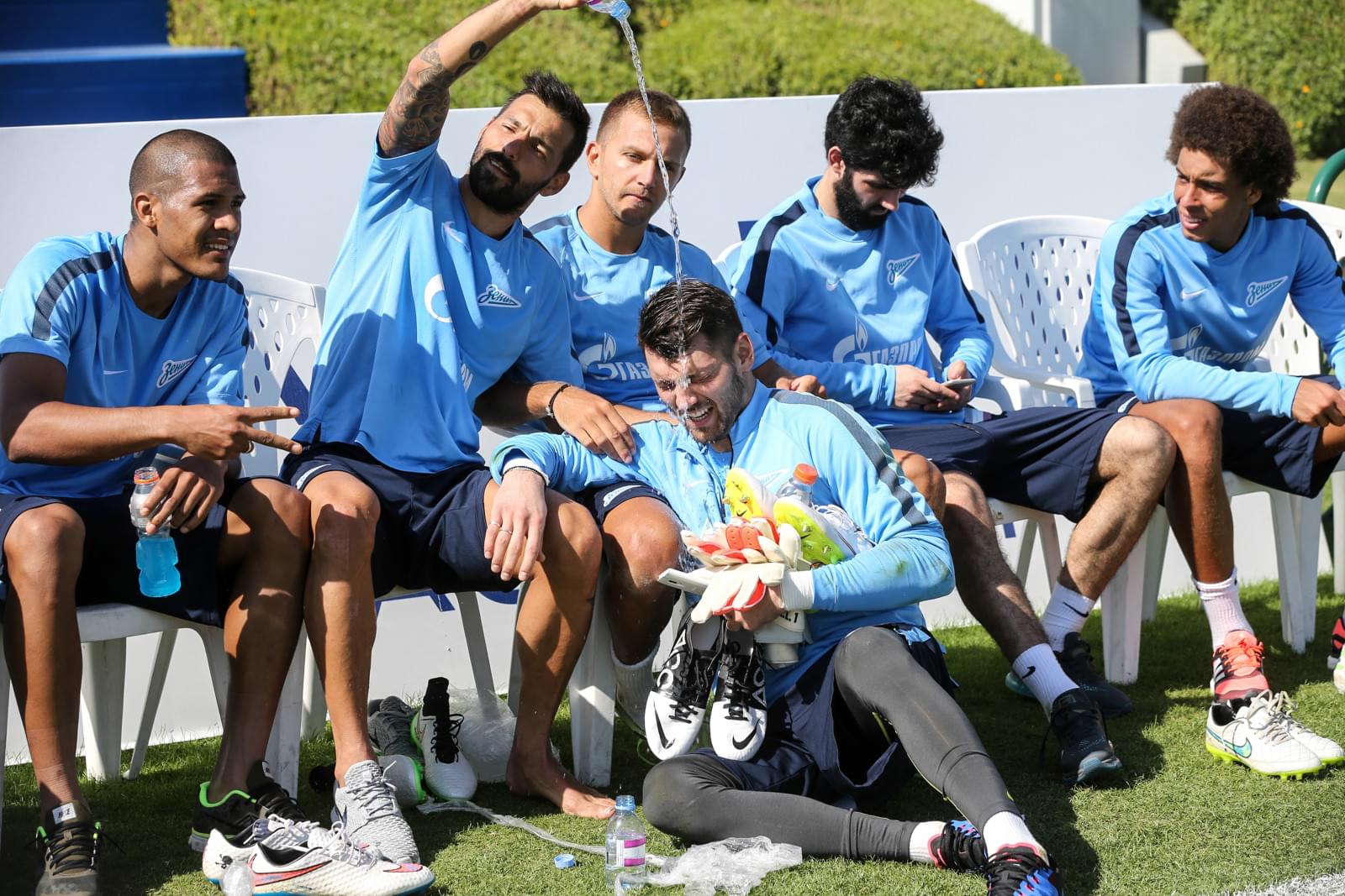 Сборы в Катаре: 14 января, утренняя тренировка