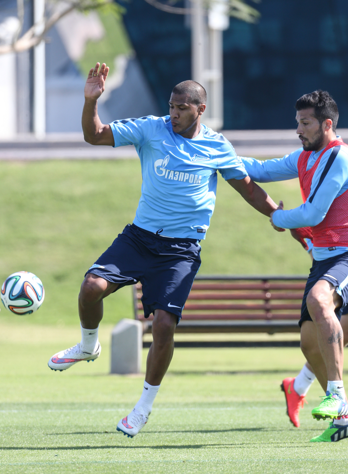 Сборы в Катаре: 14 января, утренняя тренировка