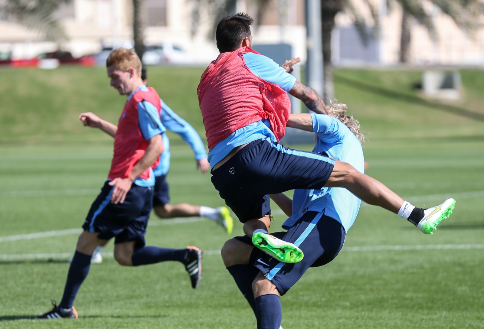 Сборы в Катаре: 14 января, утренняя тренировка