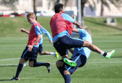 Сборы в Катаре: 14 января, утренняя тренировка