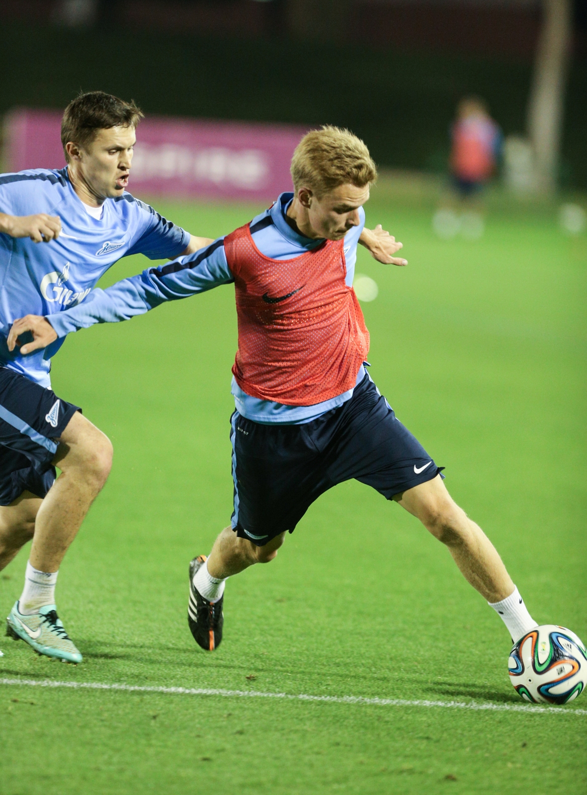 Сборы в Катаре: 14 января, вечерняя тренировка