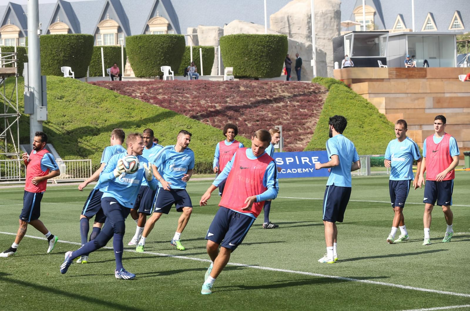 Сборы в Катаре: 16 января, утренняя тренировка