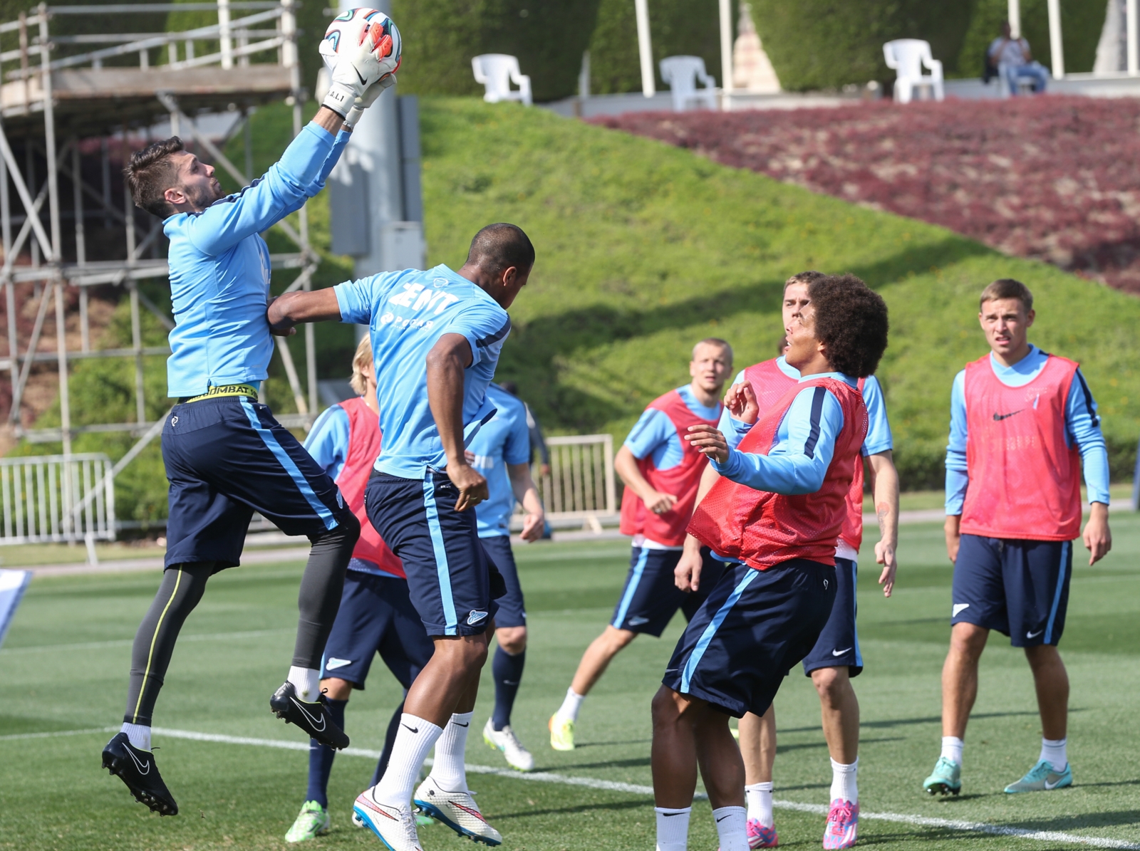 Сборы в Катаре: 16 января, утренняя тренировка