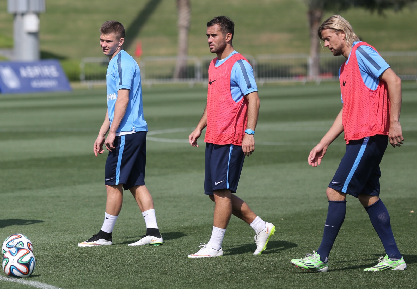 Сборы в Катаре: 16 января, утренняя тренировка