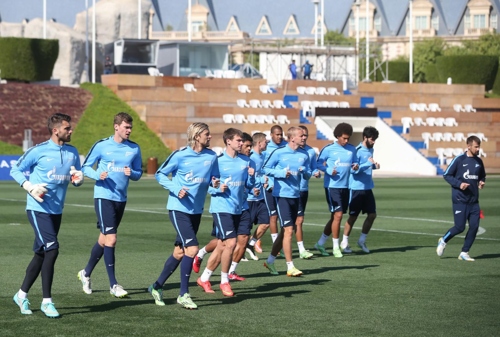 Сборы в Катаре: 19 января, утренняя тренировка