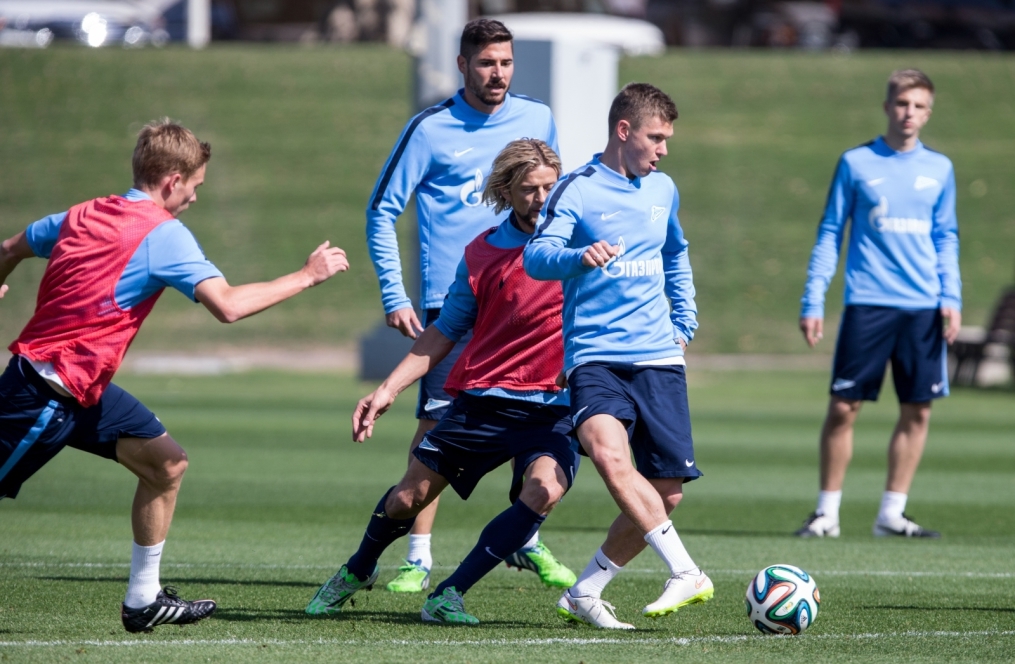 Сборы в Катаре: 20 января, утренняя тренировка