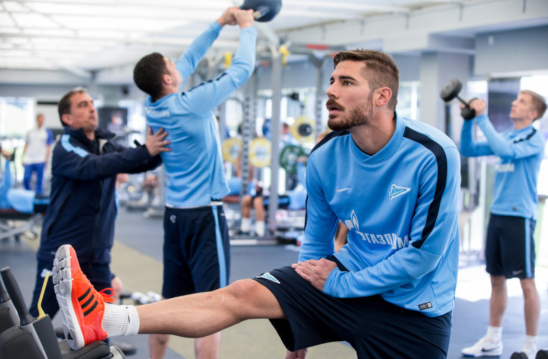 Сборы в Катаре: 20 января, утренняя тренировка