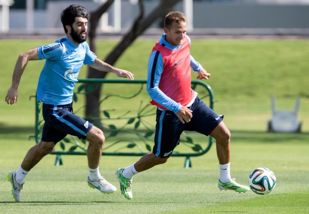 Сборы в Катаре: 20 января, утренняя тренировка