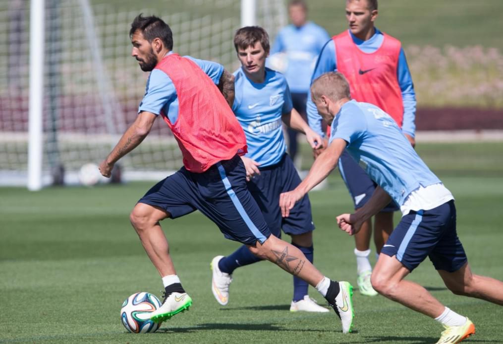 Сборы в Катаре: 20 января, утренняя тренировка