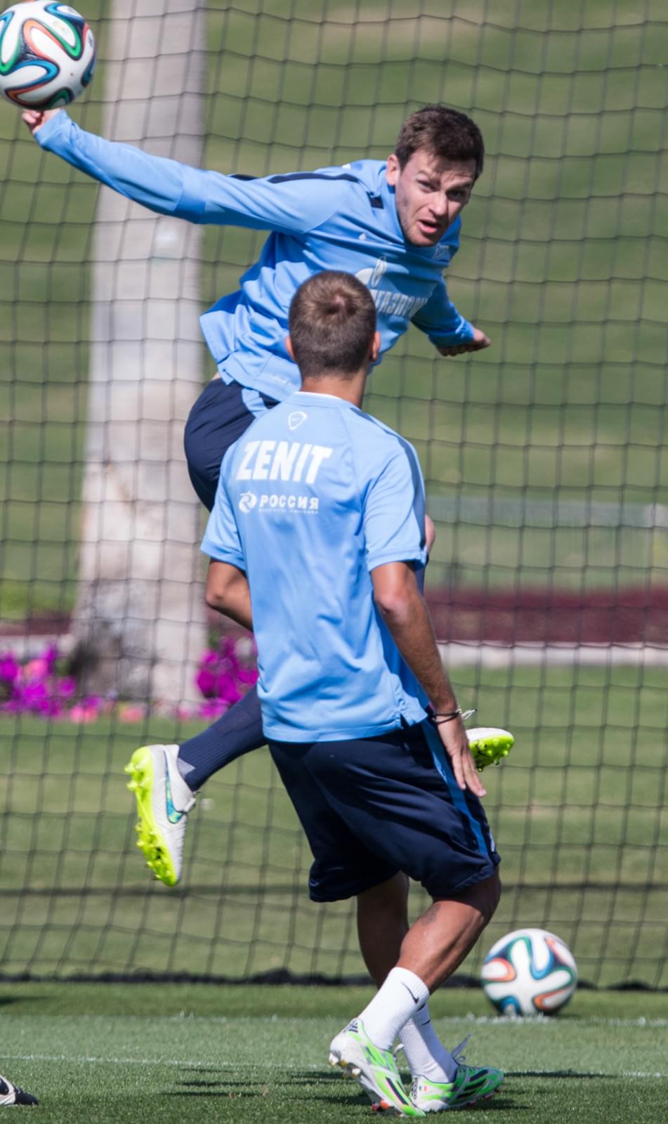 Сборы в Катаре: 21 января, утренняя тренировка