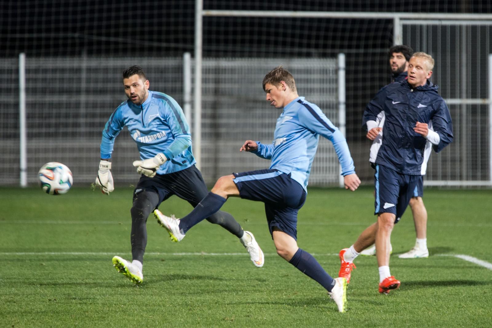 Сборы в Турции: 25 января, вечерняя тренировка