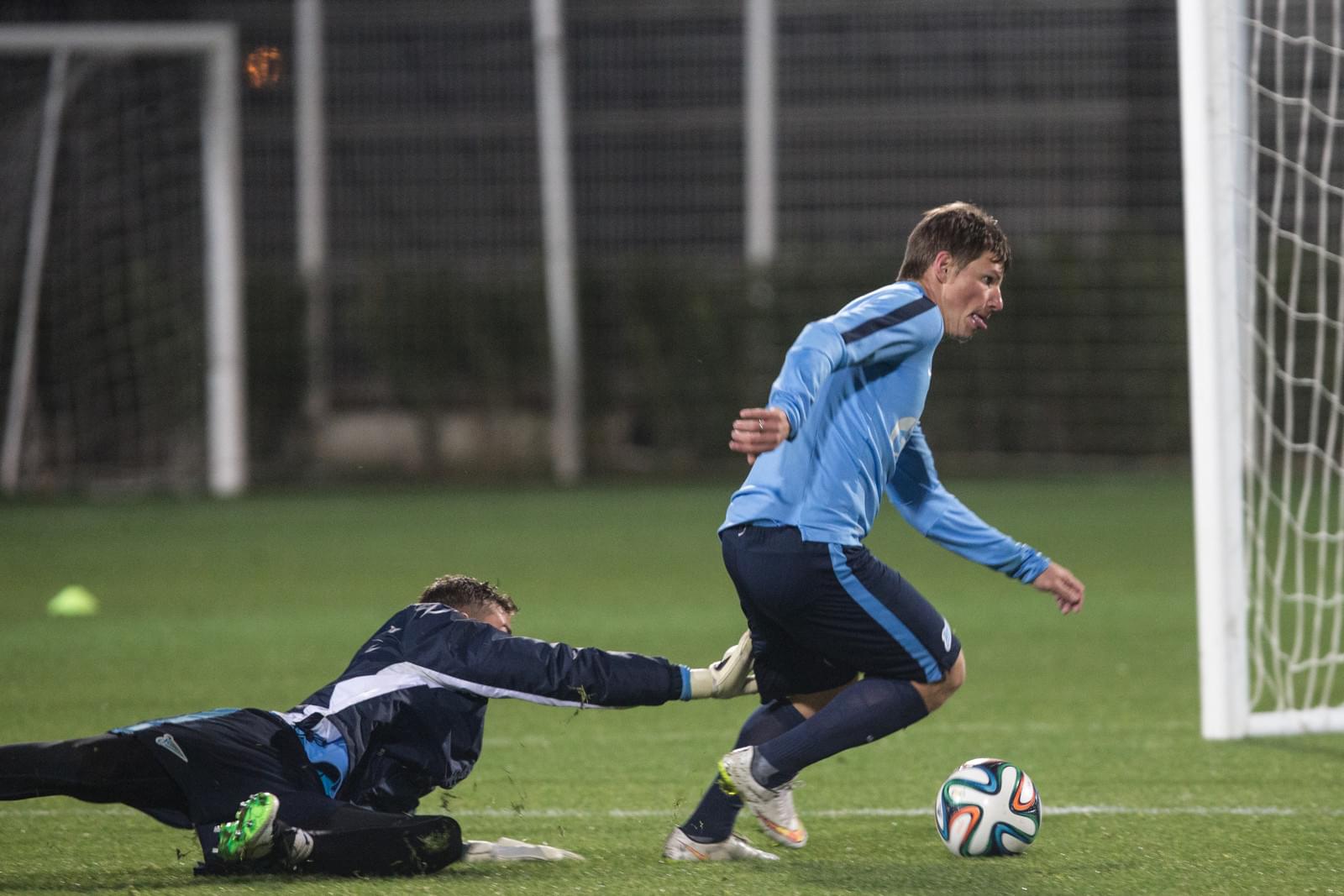 Сборы в Турции: 25 января, вечерняя тренировка