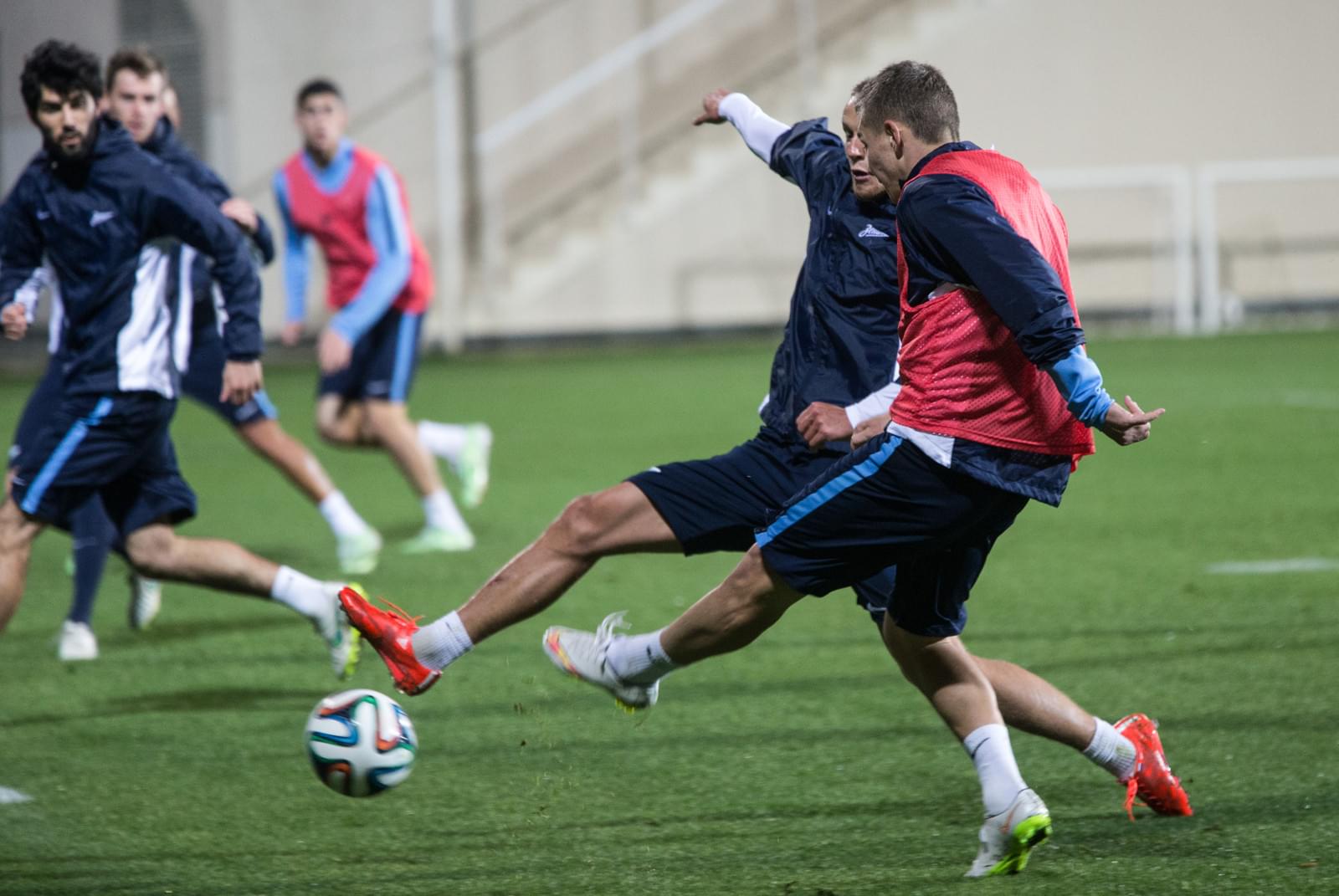 Сборы в Турции: 25 января, вечерняя тренировка