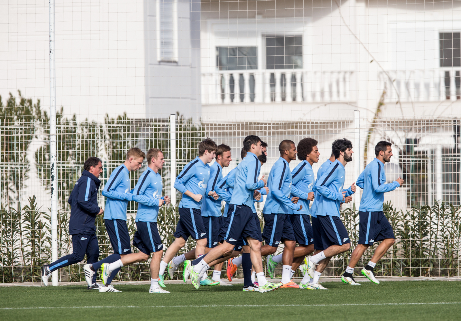 Сборы в Турции: 30 января, утренняя тренировка