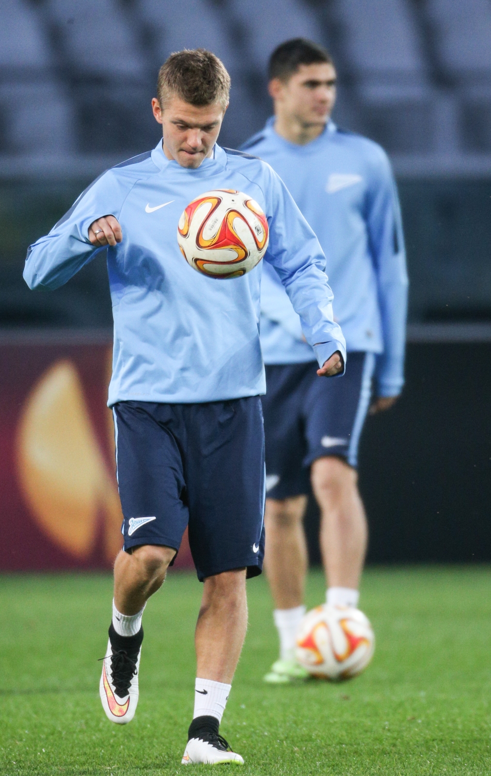 Открытая тренировка «Зенита» перед матчем Лиги Европы УЕФА, 1/8 финала, «Торино» — «Зенит»