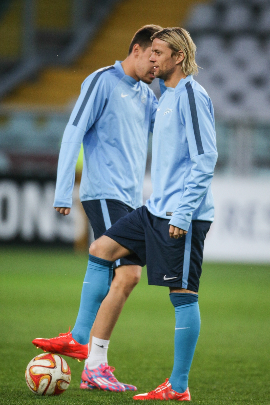 Открытая тренировка «Зенита» перед матчем Лиги Европы УЕФА, 1/8 финала, «Торино» — «Зенит»