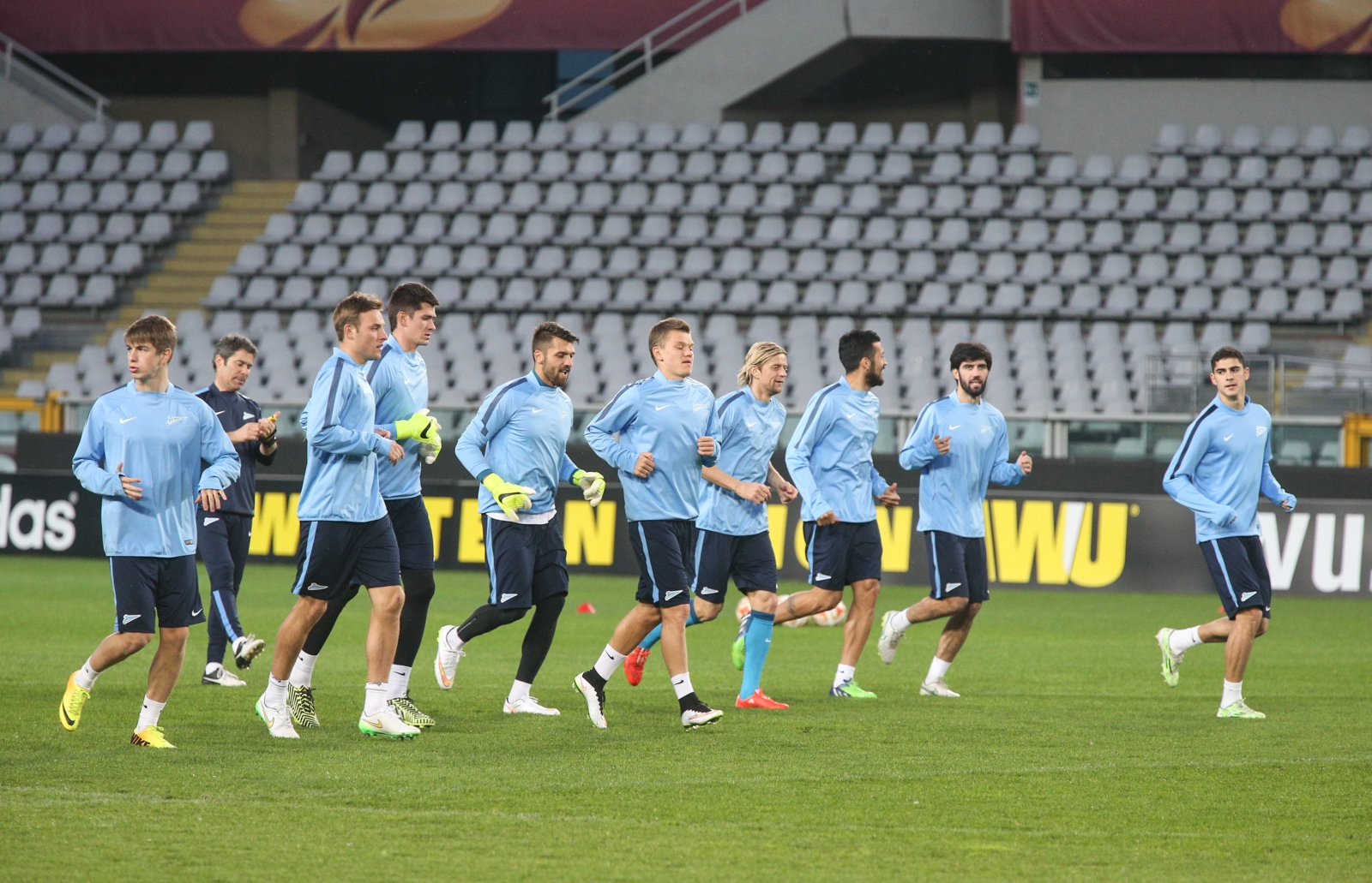 Открытая тренировка «Зенита» перед матчем Лиги Европы УЕФА, 1/8 финала, «Торино» — «Зенит»