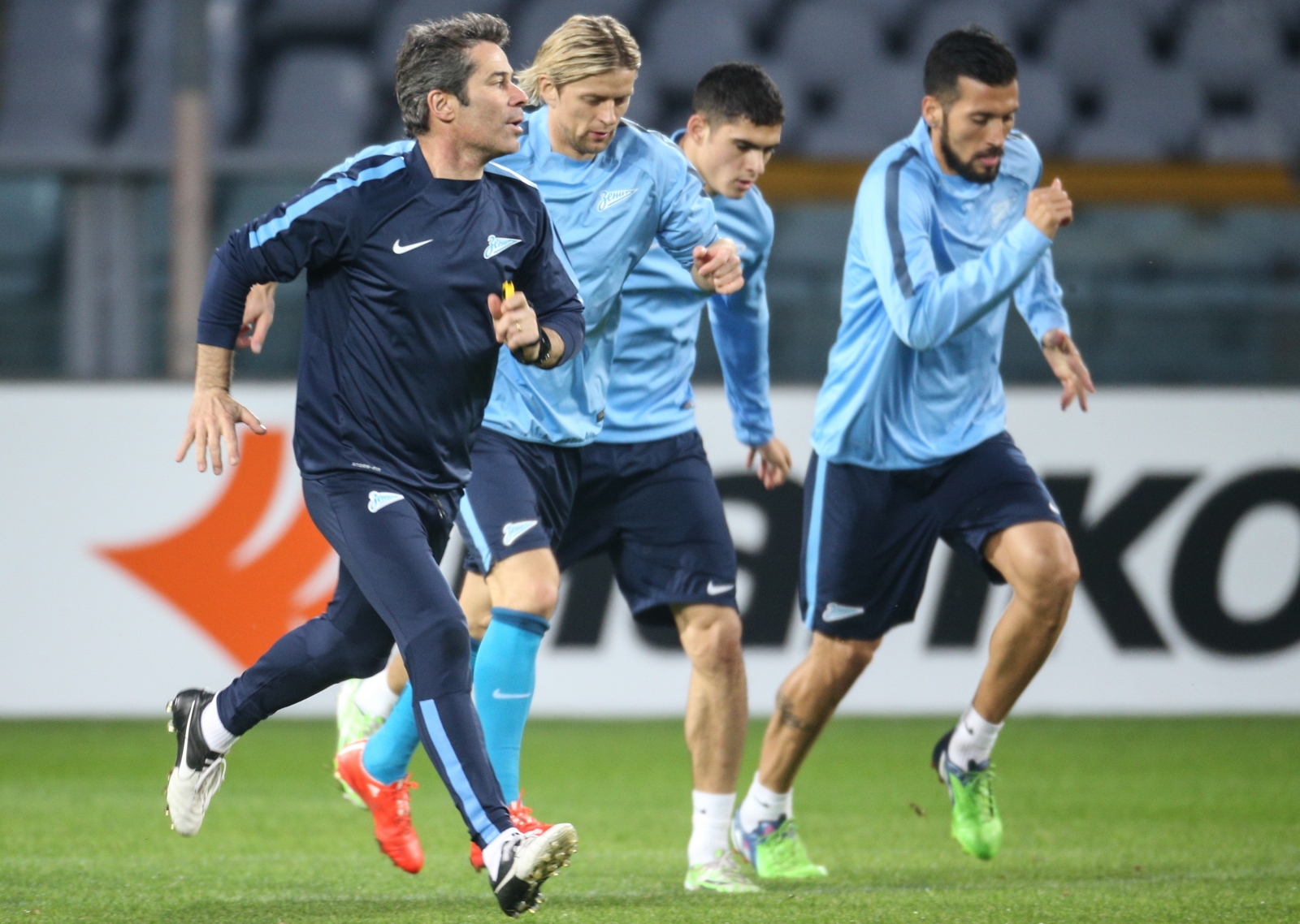 Открытая тренировка «Зенита» перед матчем Лиги Европы УЕФА, 1/8 финала, «Торино» — «Зенит»