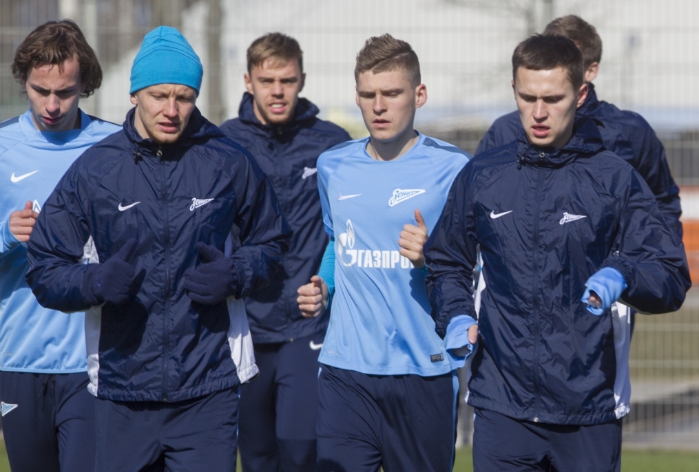 Открытая тренировка «Зенита» перед матчем с «Рубином»