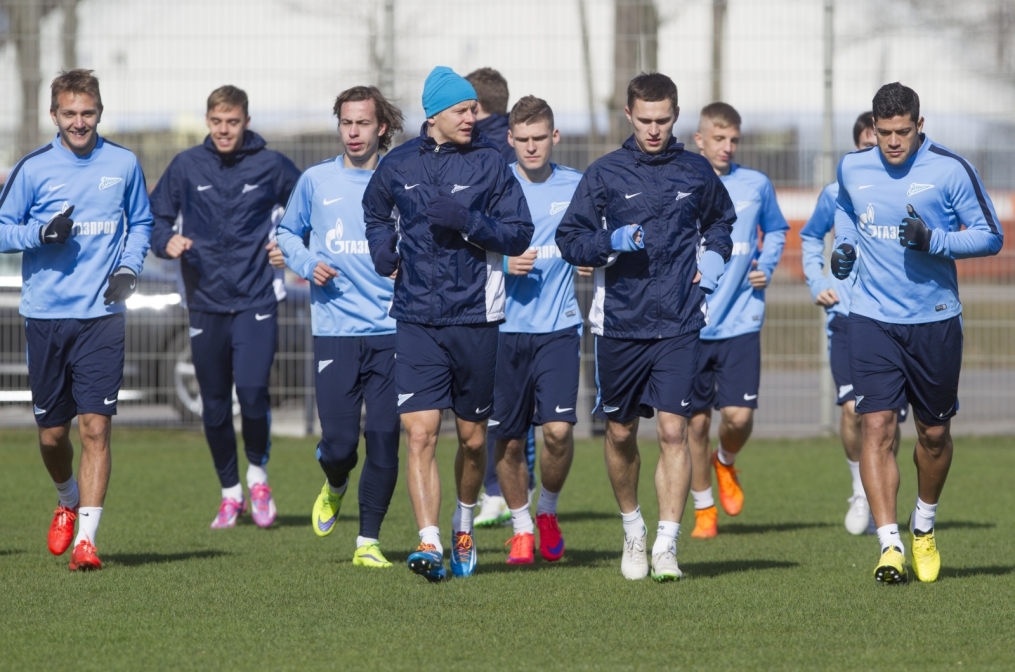 Открытая тренировка «Зенита» перед матчем с «Рубином»