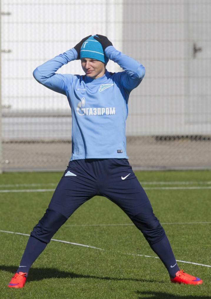 Открытая тренировка «Зенита» перед матчем с «Рубином»