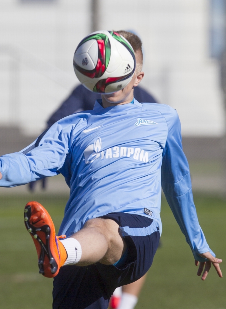 Открытая тренировка «Зенита» перед матчем с «Рубином»