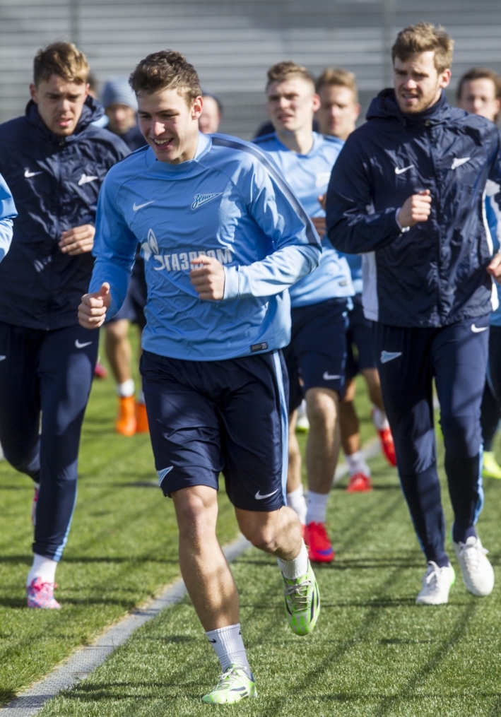 Открытая тренировка «Зенита» перед матчем с «Рубином»