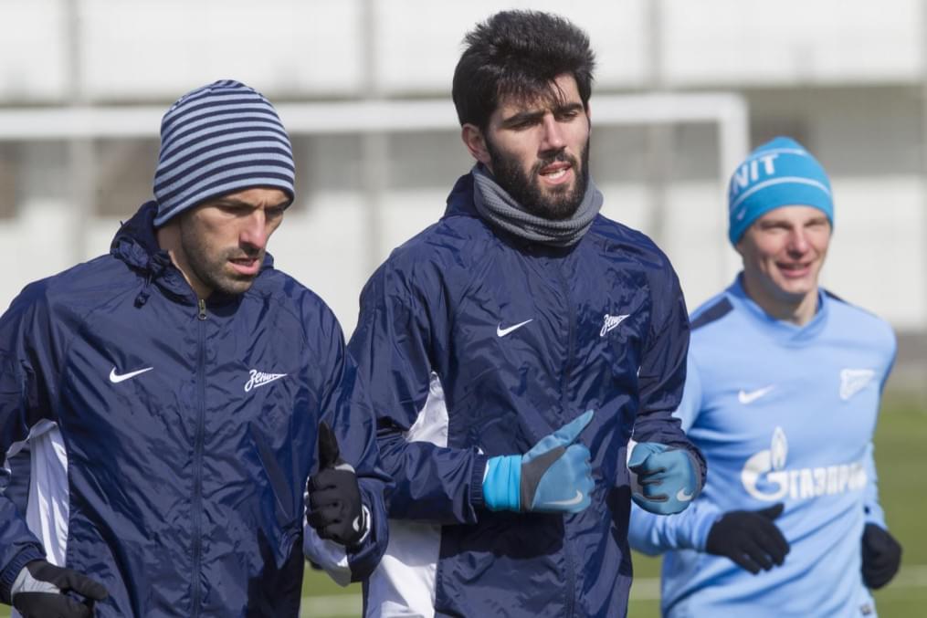 Открытая тренировка «Зенита» перед матчем с «Рубином»