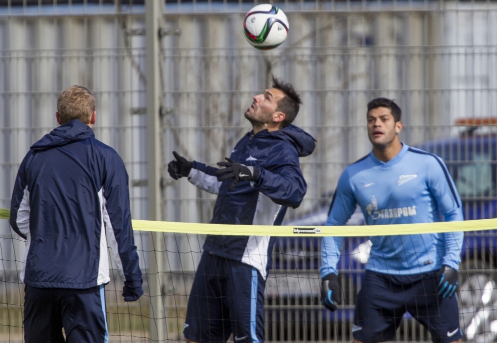 Открытая тренировка «Зенита» перед матчем с «Рубином»