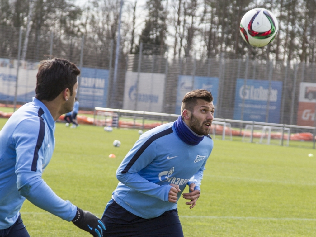 Открытая тренировка «Зенита» перед матчем с«Рубином»