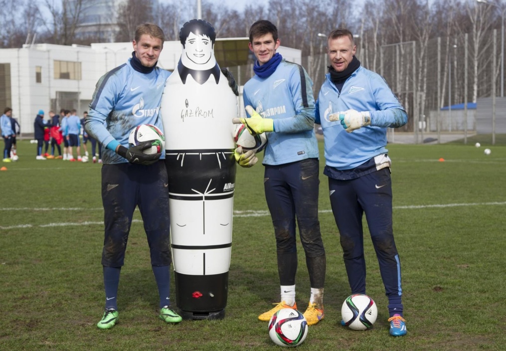 Открытая тренировка «Зенита» перед матчем с«Рубином»