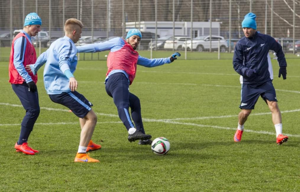 Открытая тренировка «Зенита» перед матчем с«Рубином»
